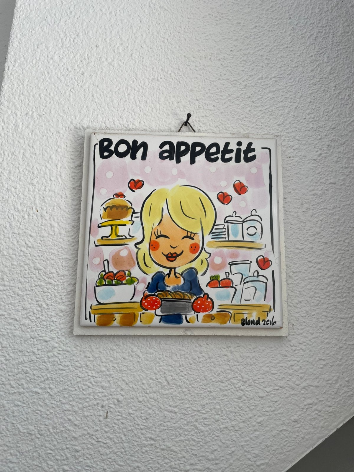 Blond amsterdam le tegeltje, Huis en Inrichting, Keuken | Servies, Ophalen, Zo goed als nieuw, Aardewerk, Bord(en)