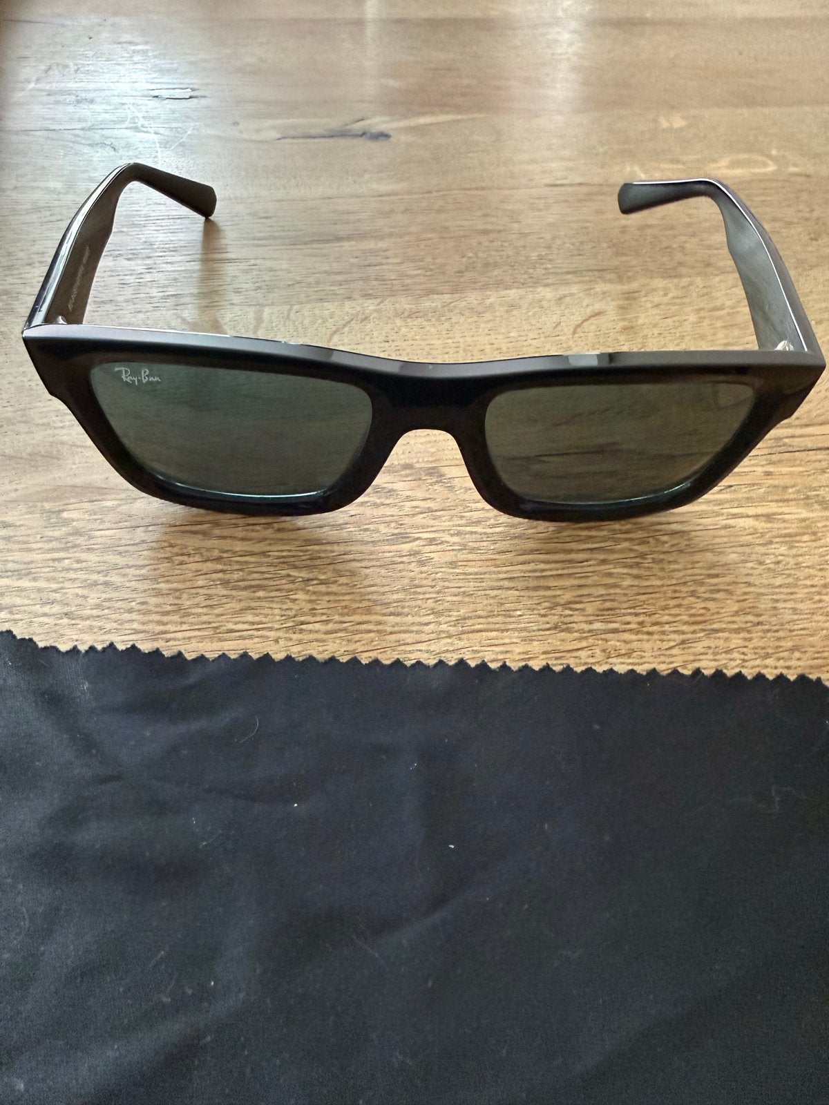 Ray-Ban Warren RB4396 Zonnebril 54/20 - Zo goed als nieuw, Ophalen, Zonnebril, Zwart, Zo goed als nieuw