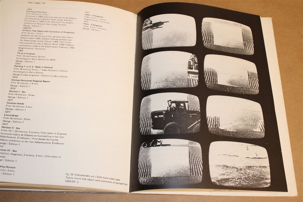 Jan Dibbets — Catalogus Stedelijk Museum [1972], Ophalen of Verzenden, Gelezen