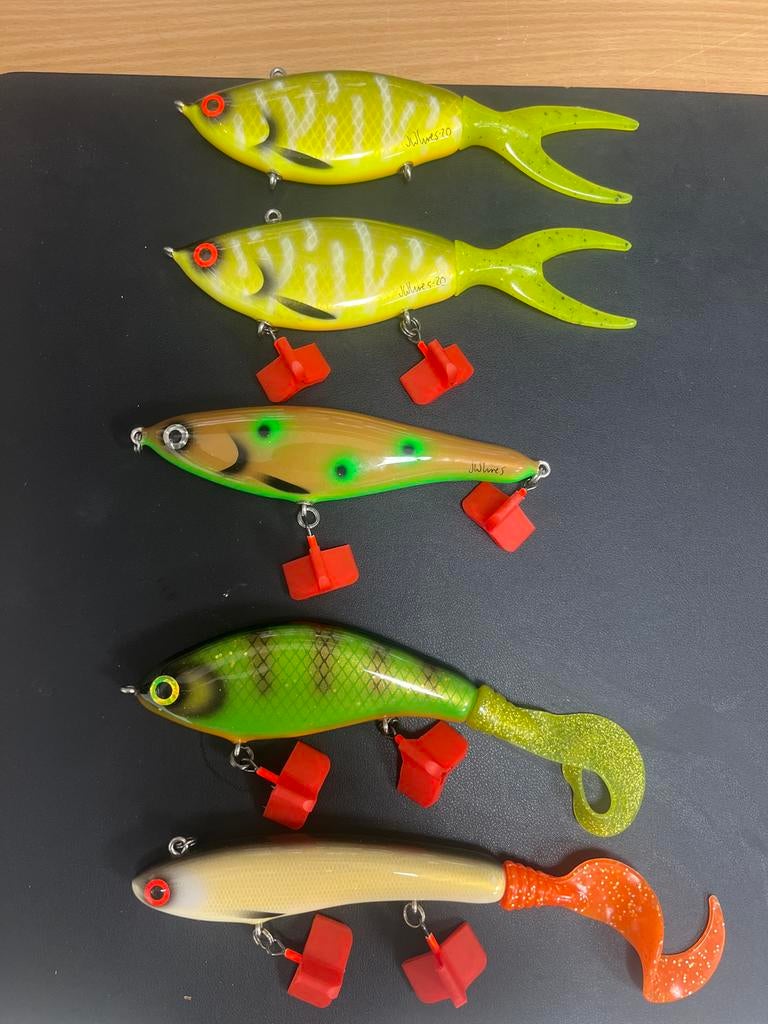 Handgebouwd kunstaas van JW Lures, Ophalen, Nieuw, Kunstaas