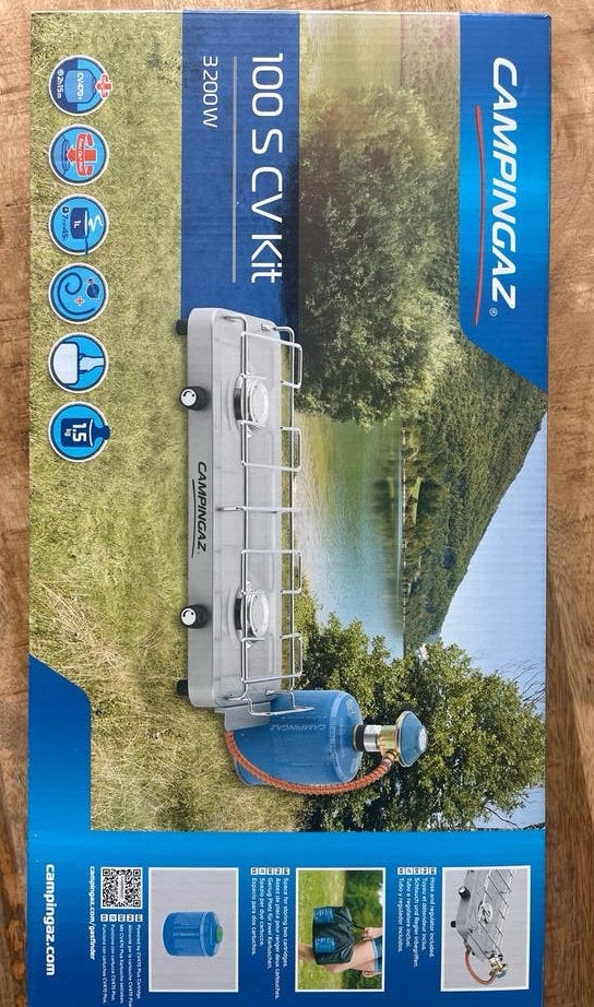 Campingaz 100 S CV Kit - Draagbaar Gasfornuis, Ophalen, Nieuw