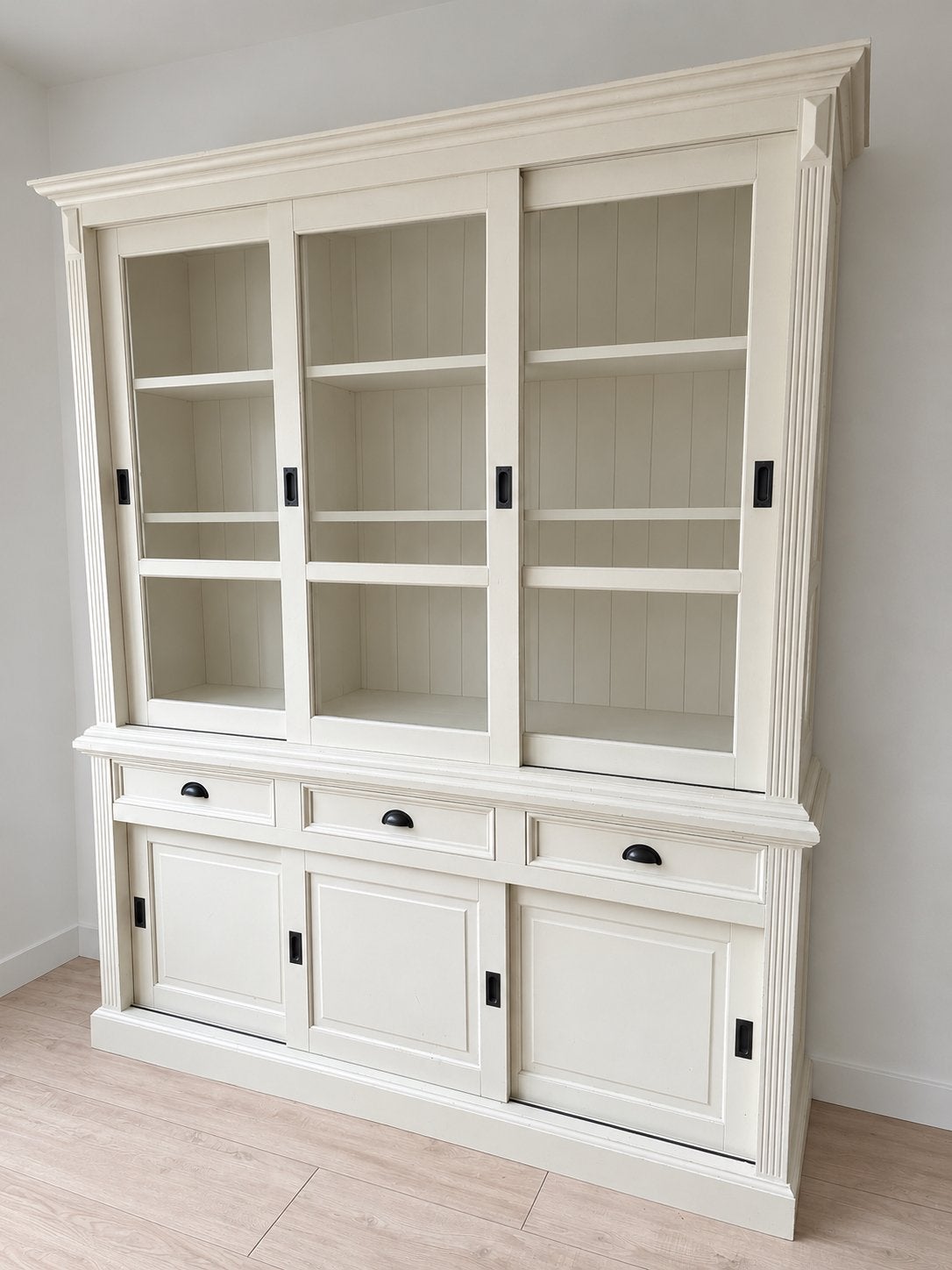 Grote buffetkast, Ophalen, Gebruikt, Met lade(s), Glas