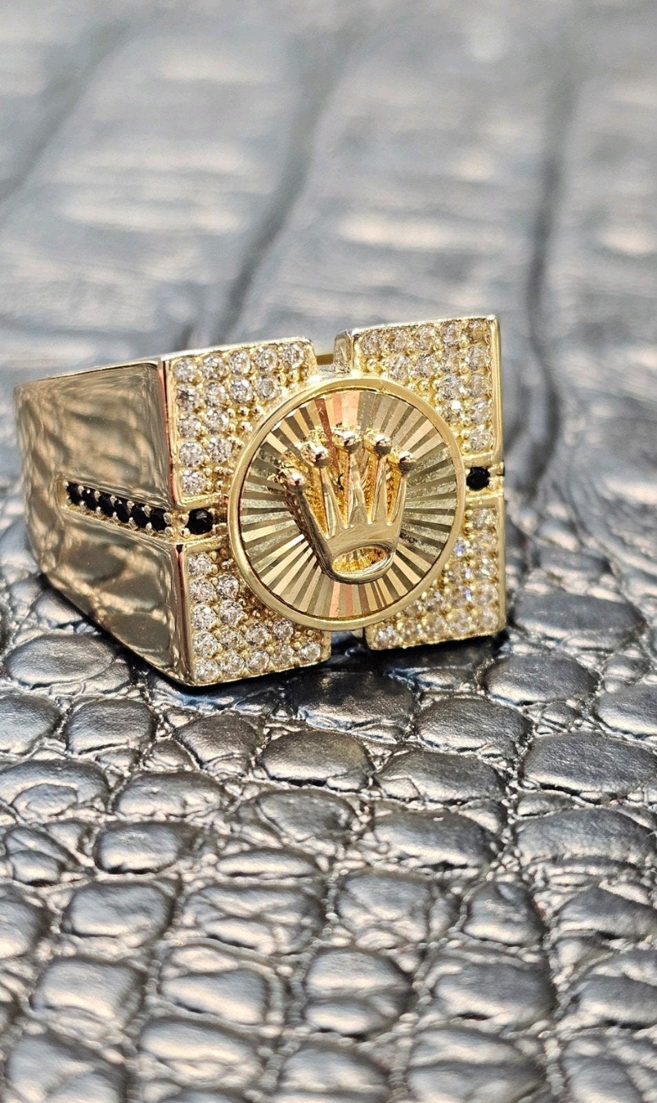 Mooie 14k gouden Rolex ring