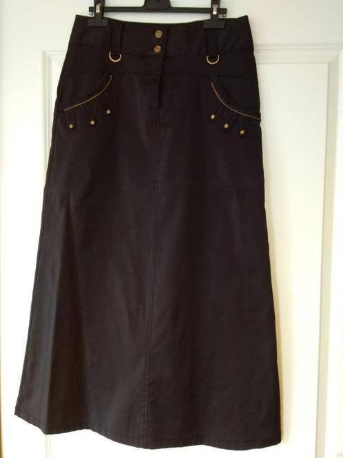 Zwarte lange rok *Psil Collection*, Kleding | Dames, Rokken, Maat 38/40 (M), Zwart, Ophalen of Verzenden, Zo goed als nieuw