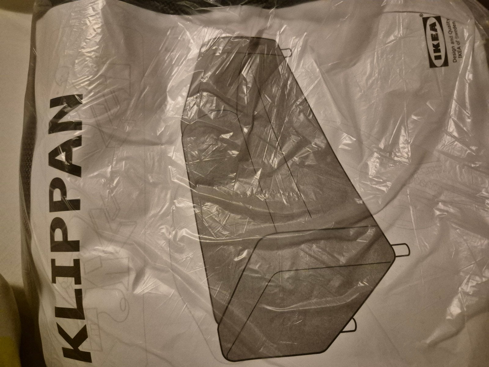 Hoes voor Klippan bank - Donkerblauw - Helemaal nieuw, Ophalen, 150 tot 200 cm, 75 tot 100 cm, Stof
