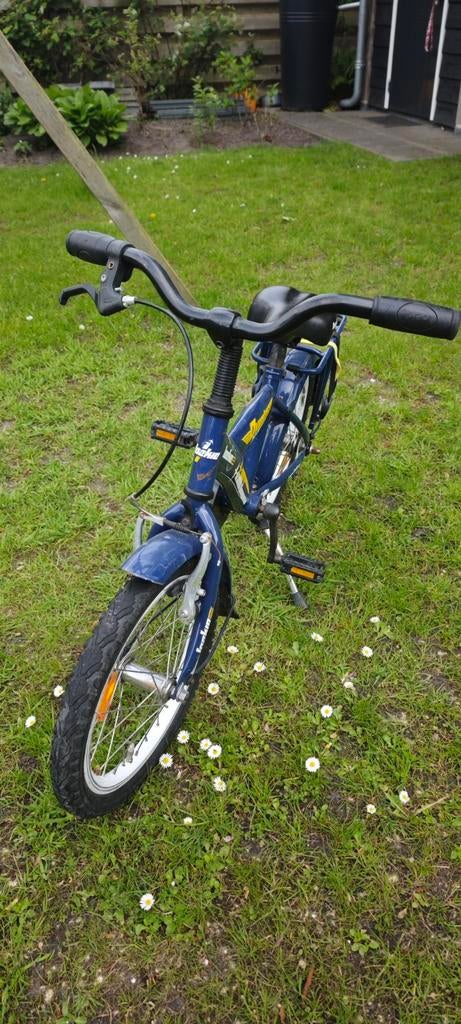 Loekie Aviator kinderfiets 16 inch, Ophalen, Velgrem, Loekie aviator, 16 tot 20 inch