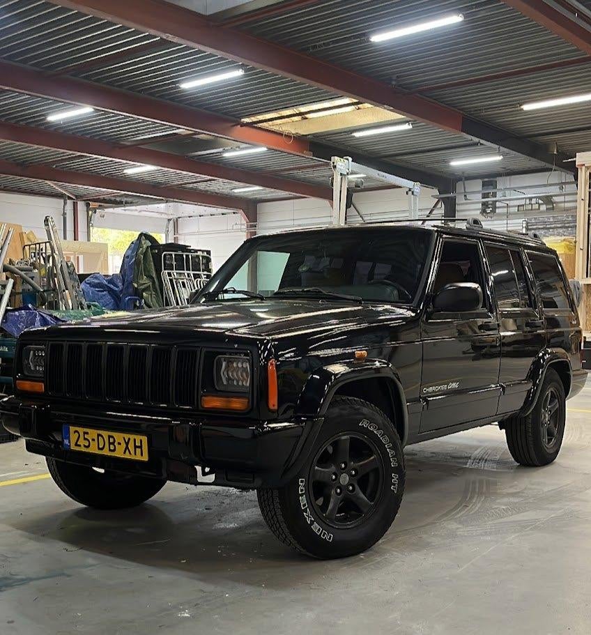 LPG Jeep Cherokee 4.0 1999 Zwart, Auto's, Jeep, Particulier, Cherokee, LPG, SUV of Terreinwagen, Automaat, Origineel Nederlands