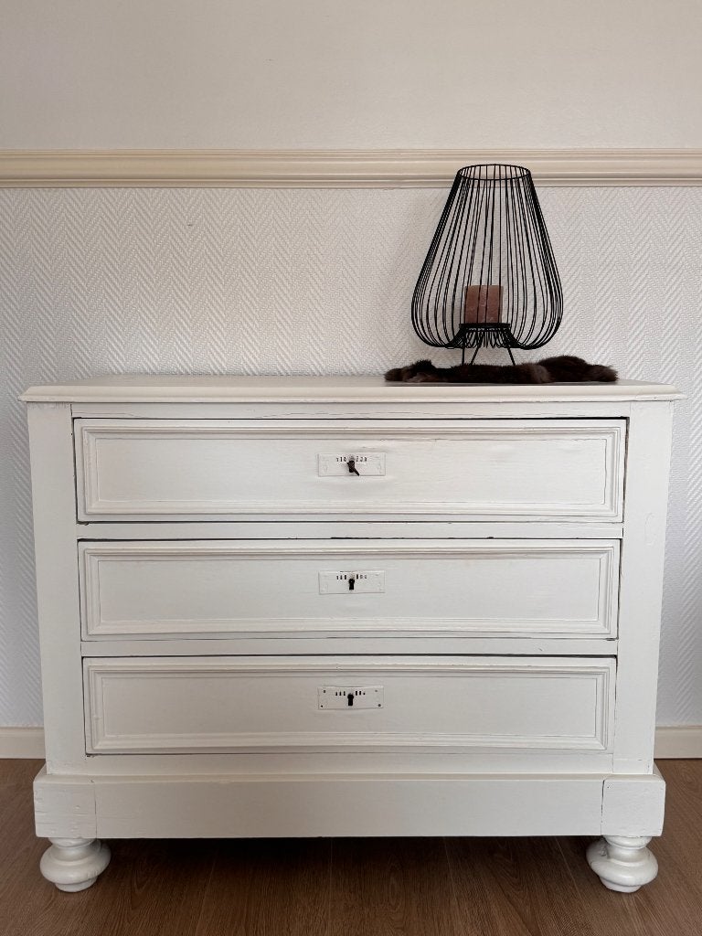 Brocante commode, Ophalen