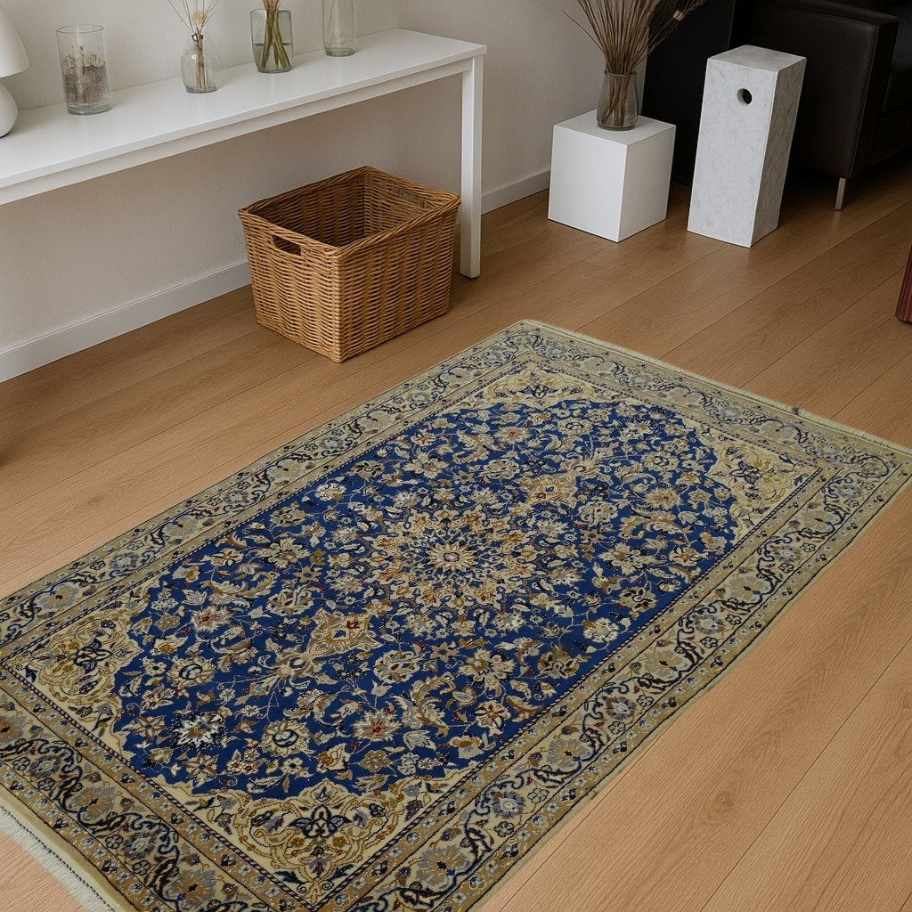 Perzisch tapijt - Nain met Zijde- 235 x 144 cm -Handgeknoopt, -, Verzenden, -, 200 cm of meer