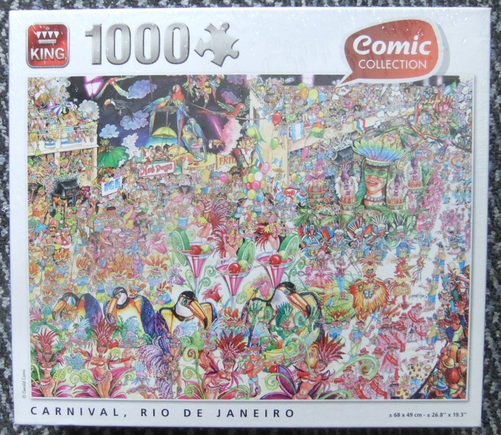 NIEUW 1000st Comic Collection Rio de Janeiro Carnaval, Ophalen of Verzenden, 500 t/m 1500 stukjes, Nieuw, Legpuzzel
