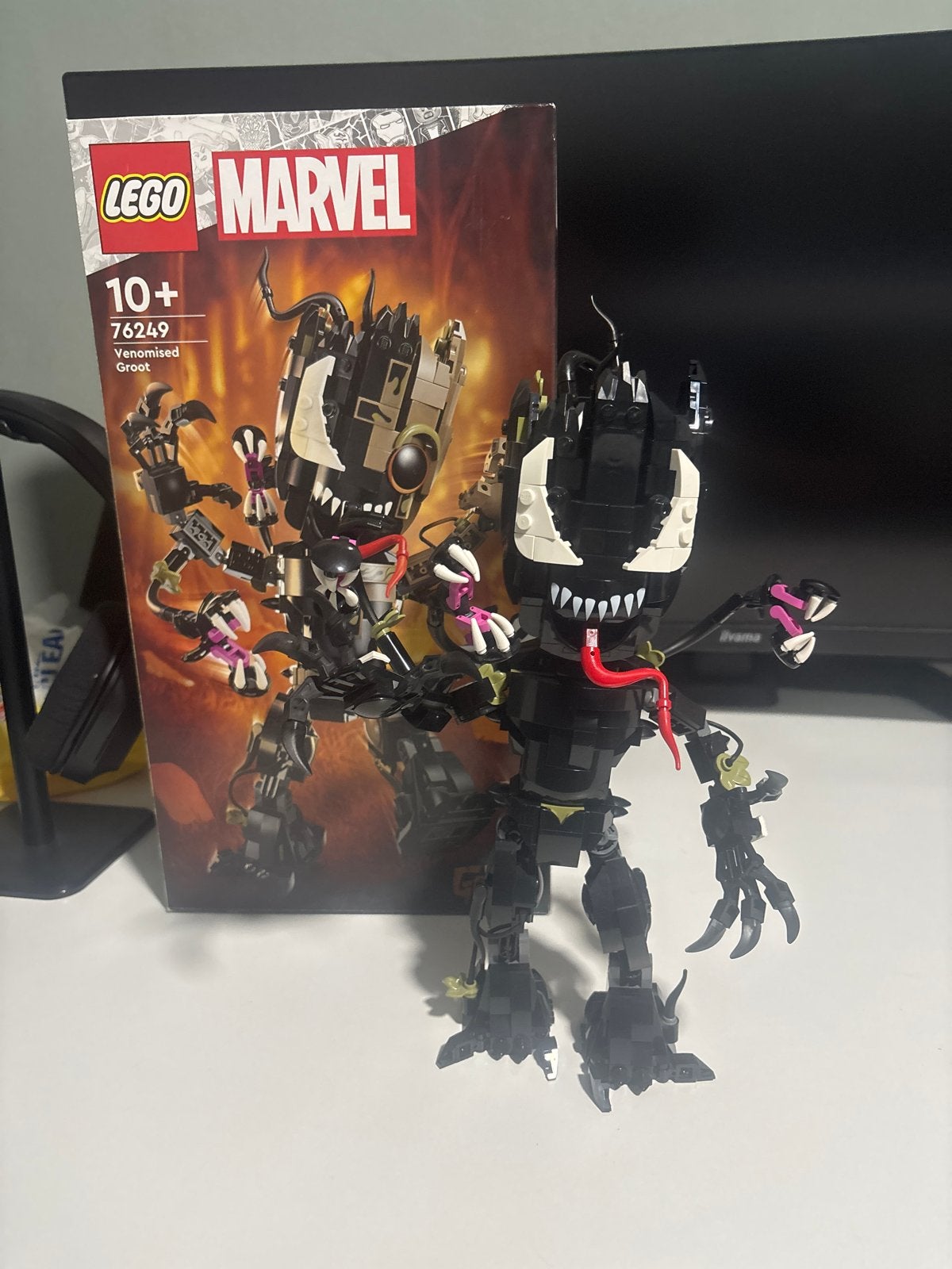 LEGO Marvel 76249 Venomised Groot (compleet met doos), Kinderen en Baby's, Speelgoed | Duplo en Lego, Compleet, Gebruikt, Marvel