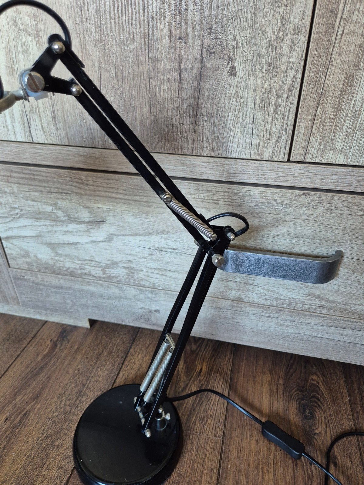 Zgan! Ikea Forsa bureaulamp zwart, Ophalen, Bureaulamp, E27 (groot), Zo goed als nieuw