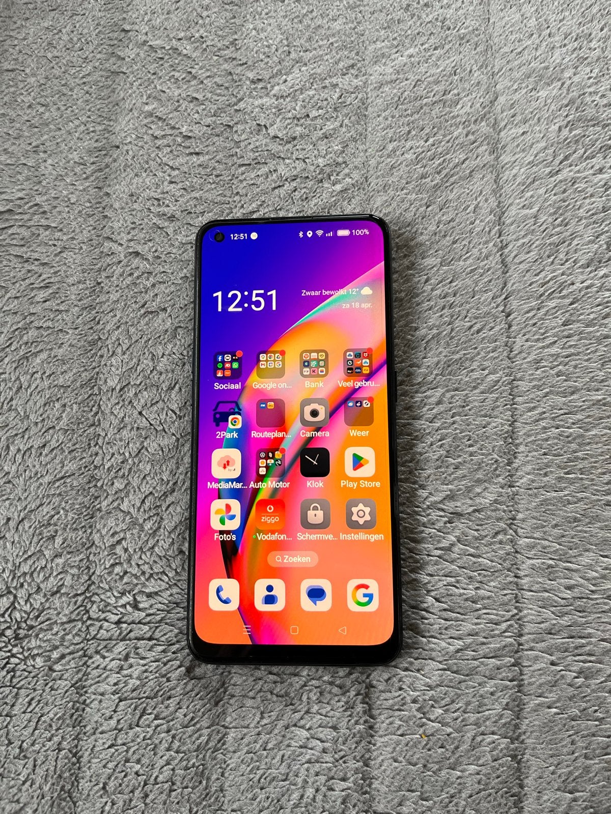 OPPO A94 5G Zwart - 128GB in prima staat, inclusief hoesje, Ophalen of Verzenden, Zo goed als nieuw, Overige typen
