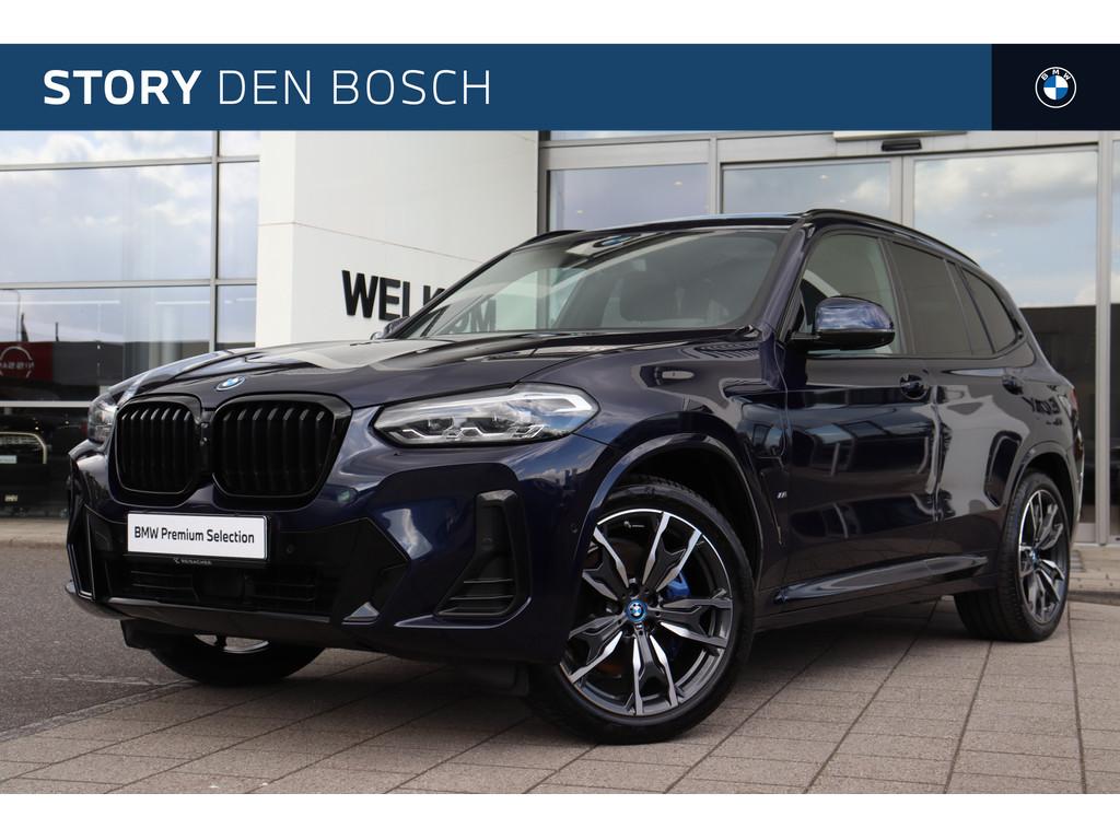 BMW X3 xDrive30e High Executive M Sport Automaat / Trekhaak, Auto's, BMW, 1998 cc, Gebruikt, Zwart, Blauw
