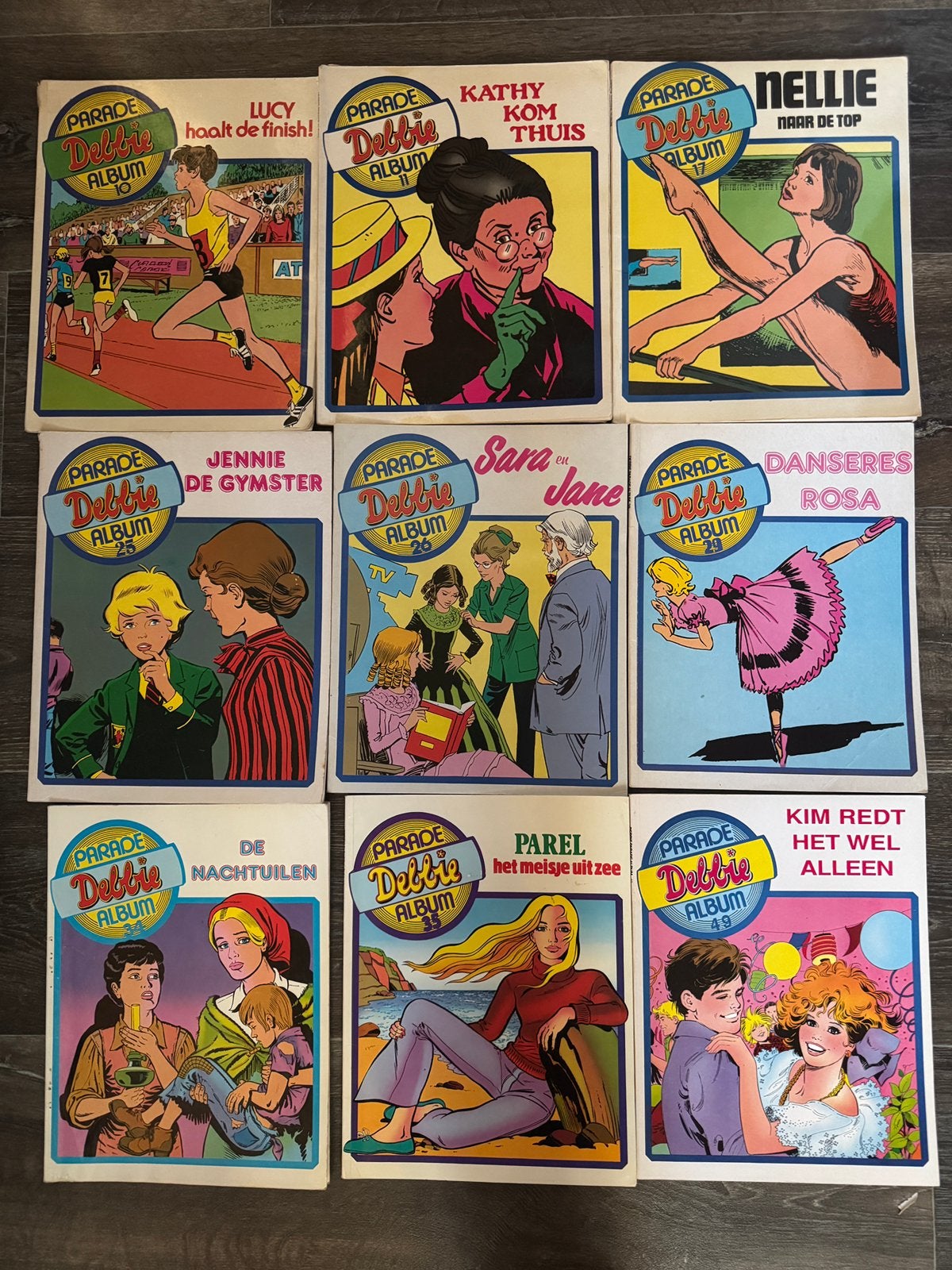 Debbie Parade Albums: 9 strips, Boeken, Gelezen, Europa, Ophalen of Verzenden, Meerdere comics