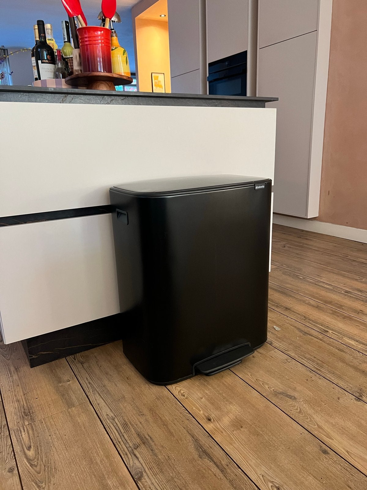 Brabantia Bo Pedaalemmer 60 liter - Zo goed als nieuw, Ophalen, Met pedaal, 40 liter of meer, Zo goed als nieuw