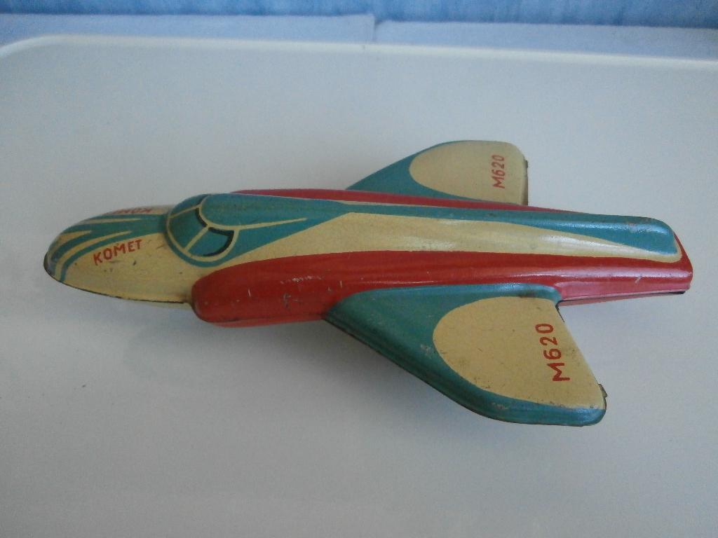 Vintage Blikken Komet M620 ruimteschip jaren "50, Antiek en Kunst, Ophalen of Verzenden