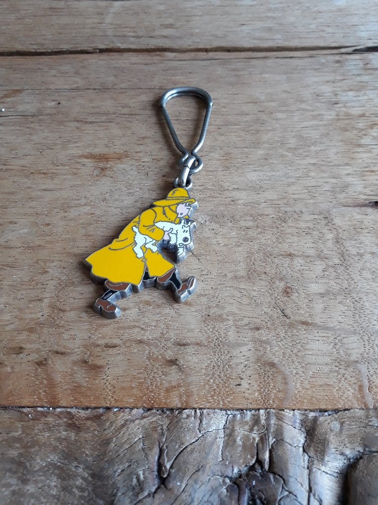 Sleutelhanger Kuifje, no.2, Verzamelen, Ophalen of Verzenden, Kuifje, Zo goed als nieuw, Beeldje of Figuurtje