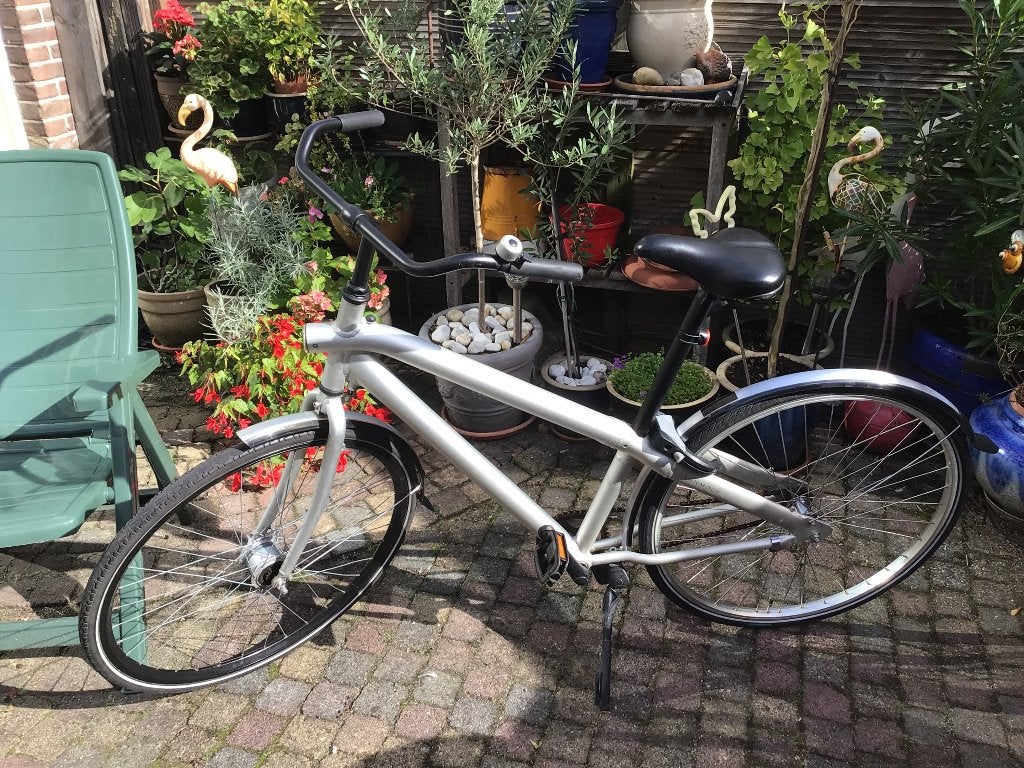 VanMoof damesfiets niet Elektrisch., Fietsen en Brommers, Terugtraprem, Gebruikt, 56 cm of meer, Ophalen