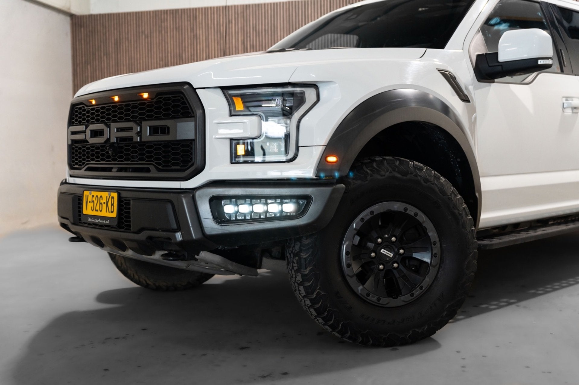 Ford F150 RAPTOR 3.5 V6 LPG Ecoboost NL Auto Pano LED Leder, Auto's, Automaat, F-150, Wit, Bedrijf