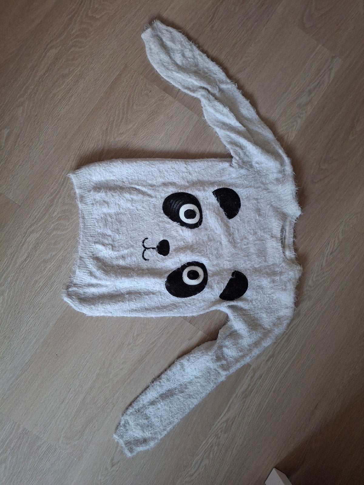 Leuke trui panda beer maat 164, Ophalen of Verzenden, Zo goed als nieuw, Meisje, Trui of Vest