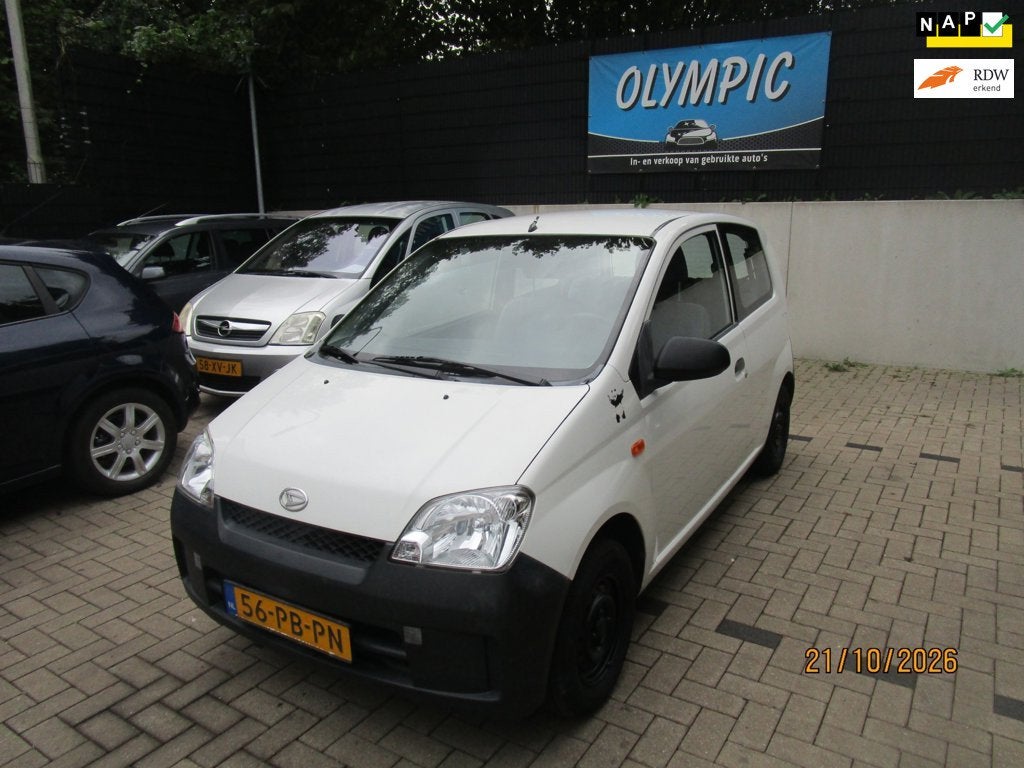 Daihatsu Cuore 1.0-12V Kyoto +Nieuwe Apk, Auto's, Voorwielaandrijving, 18 €/maand, 4 stoelen, Cuore
