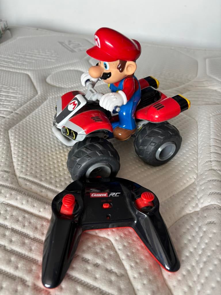Carrera Mario Kart op afstand bestuurbare Mario quad, Ophalen of Verzenden