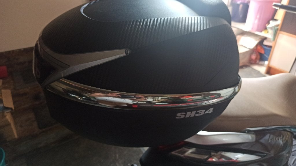 Shad SH 34  topkoffer geheel compleet, Ophalen of Verzenden, Gebruikt