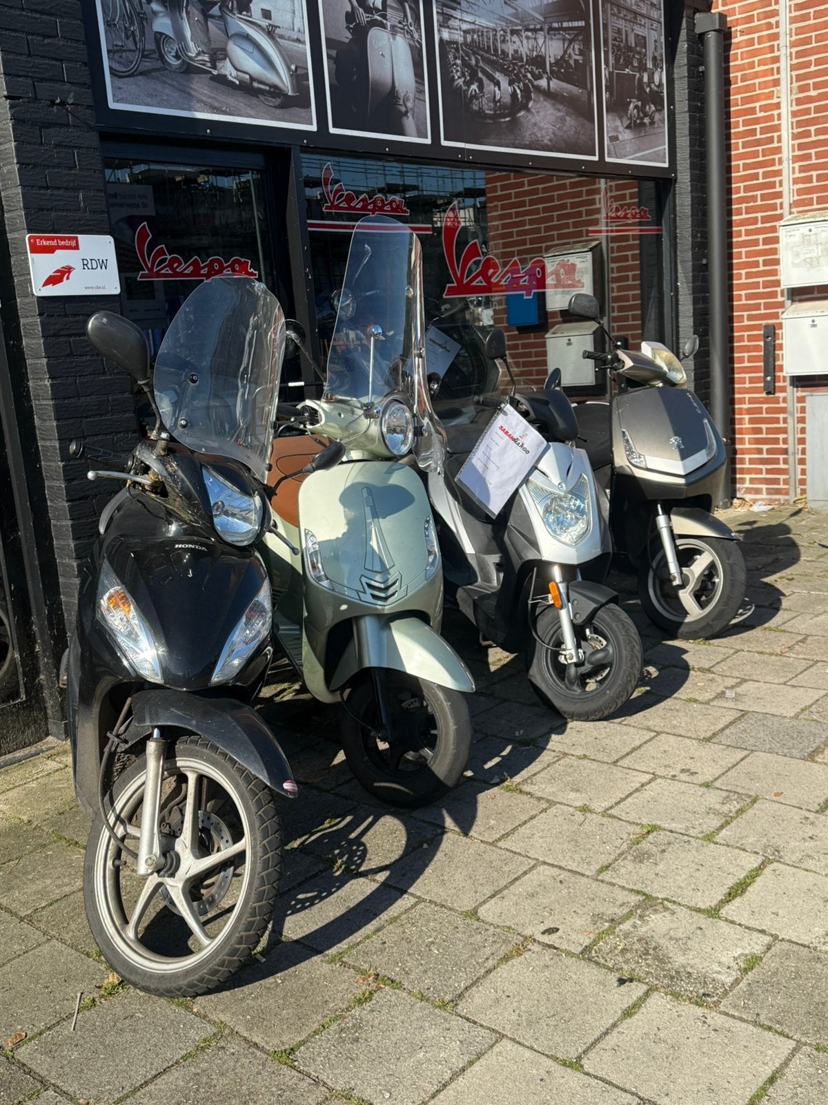 Opknap Scooters honda, kymco, peugeot, iva, Fietsen en Brommers, Ophalen, Gebruikt, Benzine, Peugeot
