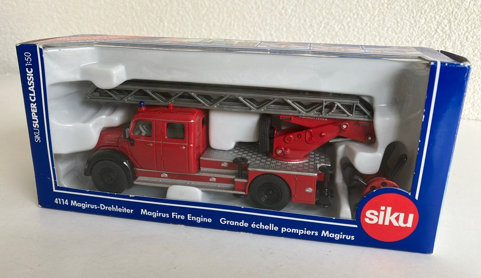 Siku 4114 Magirus-Drehleiter Brandweerwagen 1:50, Ophalen of Verzenden, Nieuw