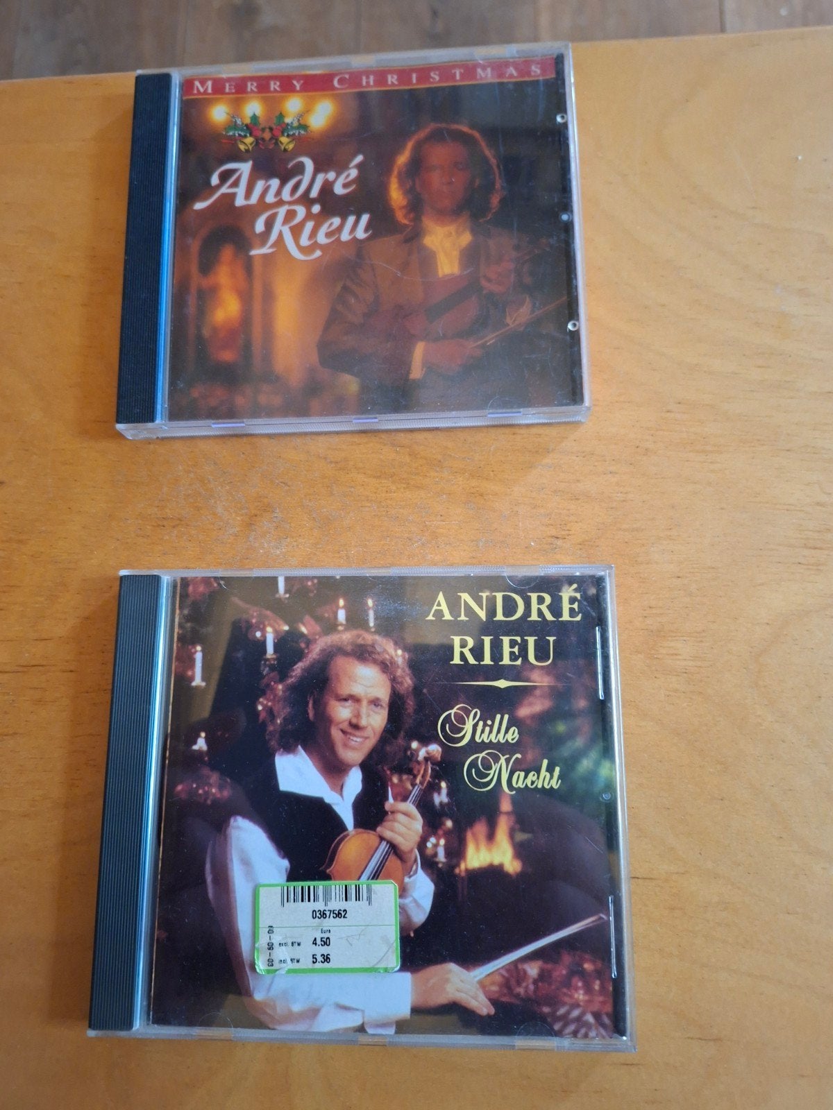 2 André Rieu Kerst CD's: Merry Christmas & Stille Nacht, Ophalen of Verzenden, Gebruikt, Kerst, Album