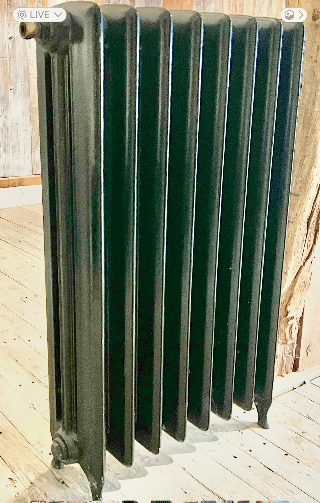 Gietijzeren radiator . Lamellen radiator, Doe-het-zelf en Verbouw, Verwarming en Radiatoren, 30 tot 80 cm, Radiator, Ophalen of Verzenden