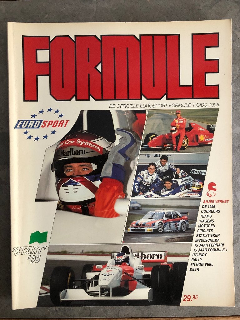 Mag.001 / F1 Boekwerk Formule1 1996 (Anjes Verhey), Boeken, Auto's | Boeken, Ophalen of Verzenden, Zo goed als nieuw, Algemeen