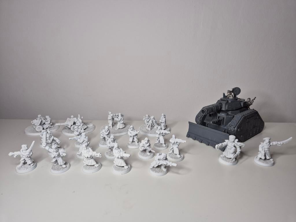 Warhammer 40K Valhallan Ice Warriors army, Hobby en Vrije tijd, Figuurtje(s), Ophalen of Verzenden, Geverfd, Warhammer 40000
