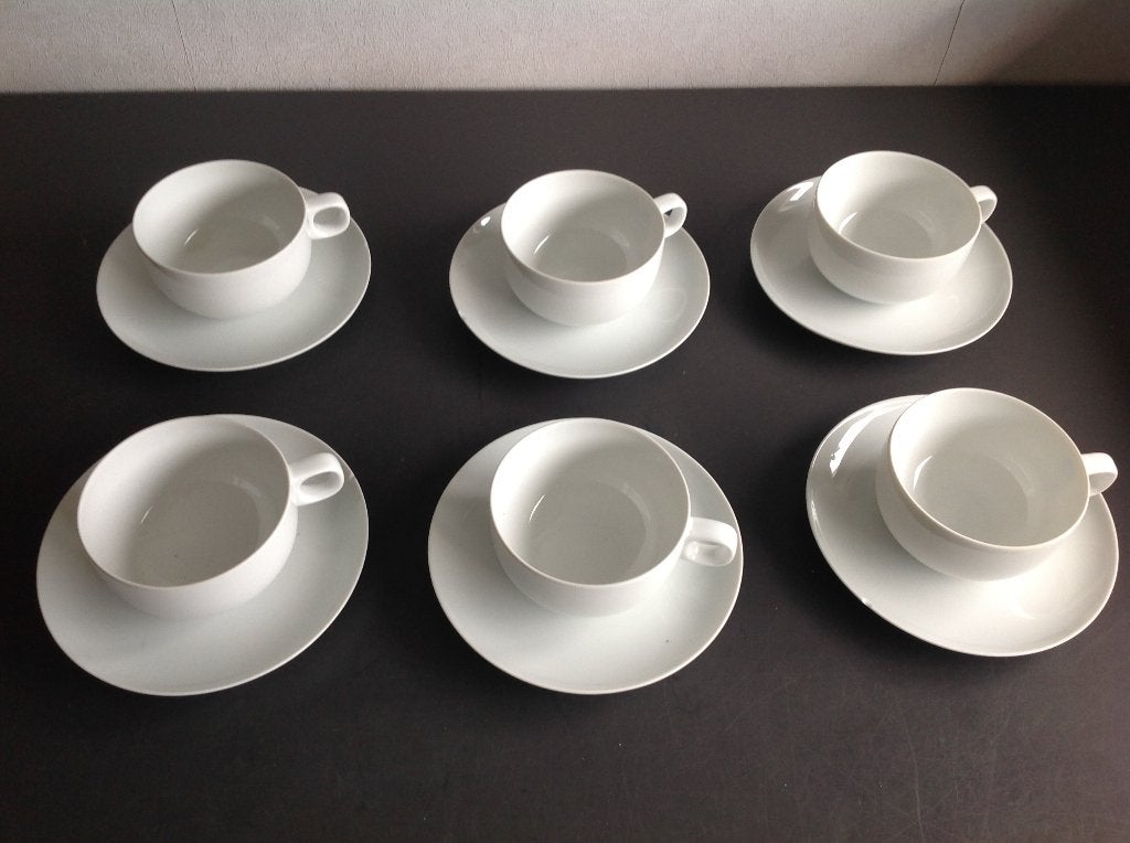 Kop Rosenthal studio Linie Weiss Germany 6 x kop schotels, Huis en Inrichting, Keuken | Servies, Overige merken, Keramiek, Ophalen of Verzenden