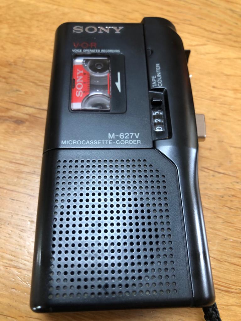 Sony M-627V Vintage voice recorder, Ophalen of Verzenden, Gebruikt, Audio