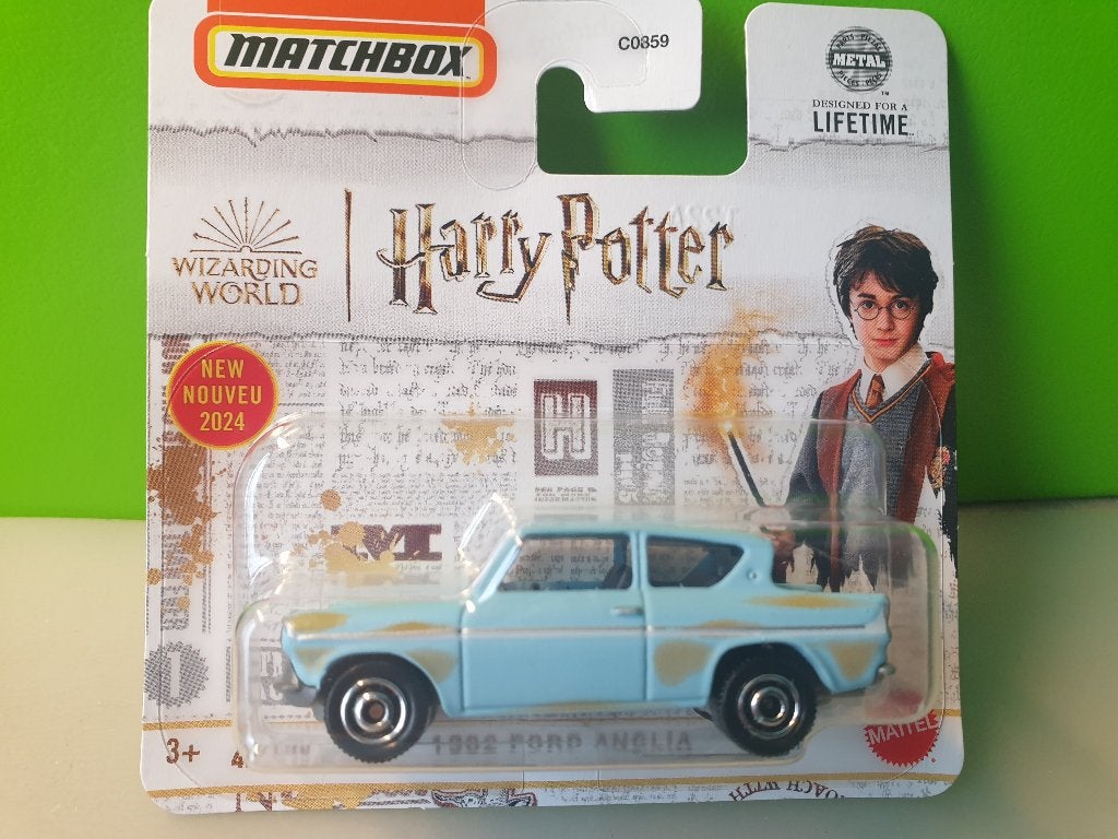 Matchbox 42 - 1962 Ford Anglia Harry Potter [blauw] 1/55 MIB, Ophalen of Verzenden, Nieuw, Auto