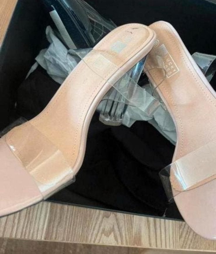 Nude Pink & Transparent size :39 shoes- only worn inside, Verzenden, Zo goed als nieuw, Roze, Sneakers of Gympen