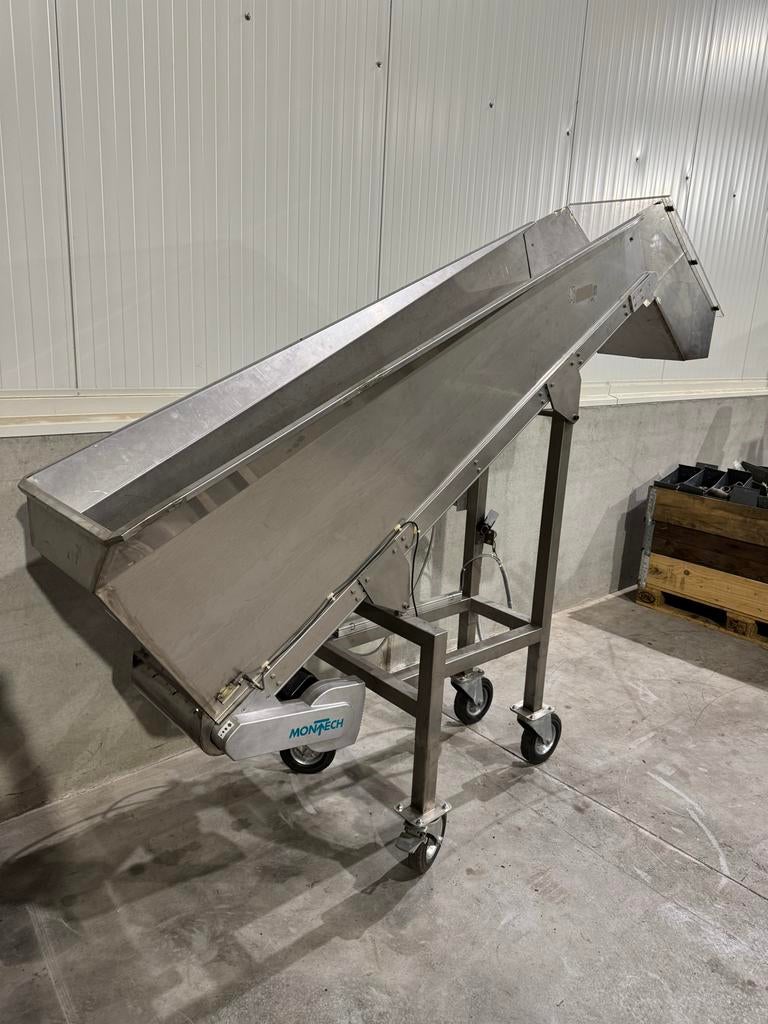 RVS Opvoerband / Transportband / Elevator / Conveyor, Ophalen, Zo goed als nieuw