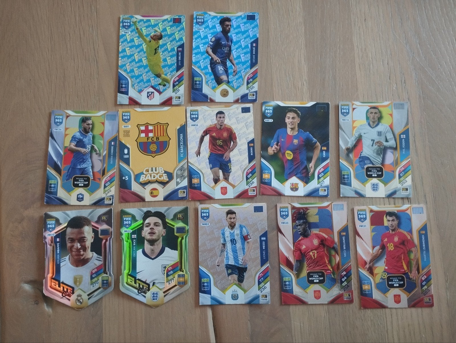 FIFA 365 Voetbalkaarten Collectie - Diverse Spelers, Ophalen of Verzenden, Zo goed als nieuw, Buitenlandse clubs, Spelerskaart