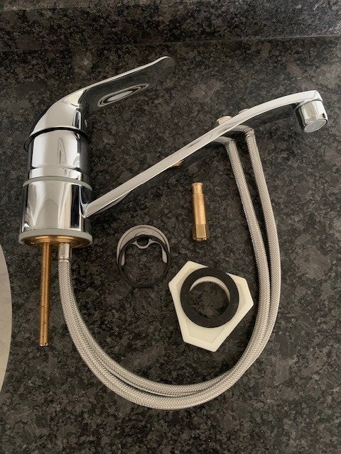 Grohe EuroEco eenhendel keukenmengkraan, Ophalen of Verzenden, Zo goed als nieuw, Chroom, Kraan