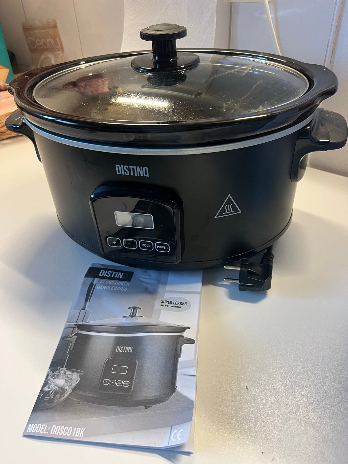 Nieuwe Distinq Slowcooker - Model DOSCO1BK, Ophalen of Verzenden, Nieuw