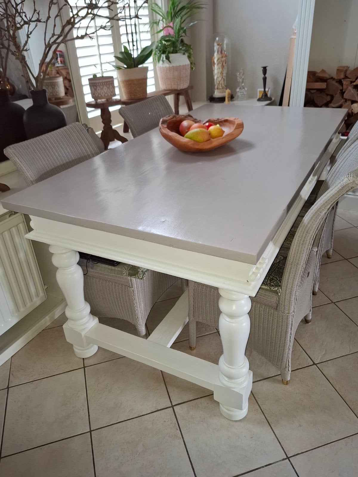 Engelse landhuis tafel., Ophalen