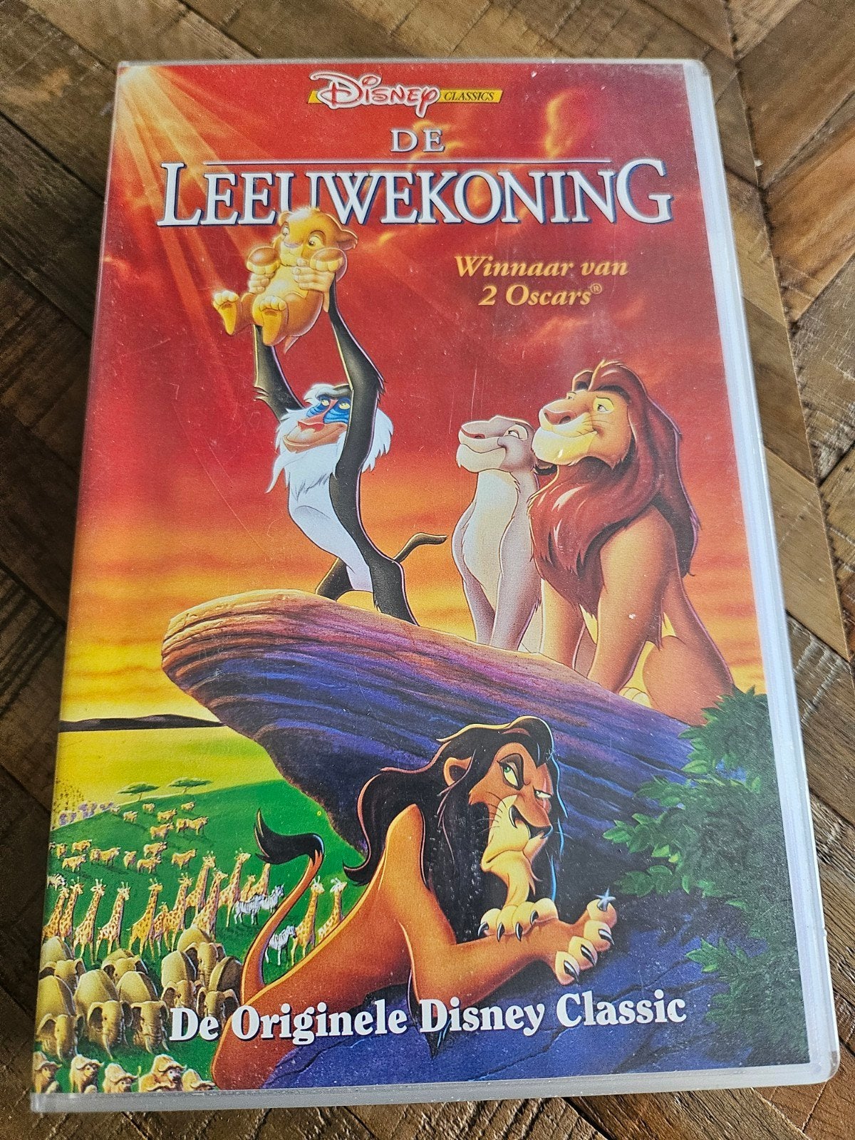 Originele VHS Disney De Leeuwenkoning - Classic Animatie, Gebruikt, Animatie, Alle leeftijden, VHS