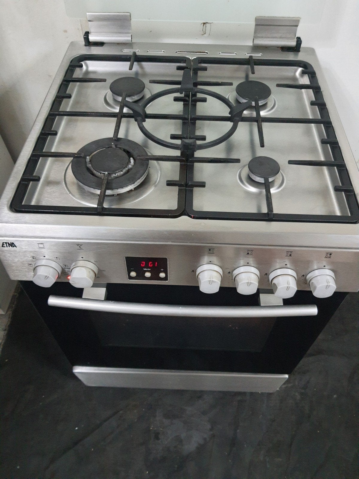 Etna gasfornuis met Electric hetelucht oven werk uitstekend, Witgoed en Apparatuur, Fornuizen, Ophalen, Minder dan 85 cm, 4 kookzones