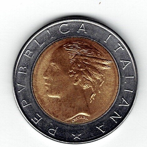 23-2129 Italie 500 lire 1982, Ophalen of Verzenden, Italië, Losse munt