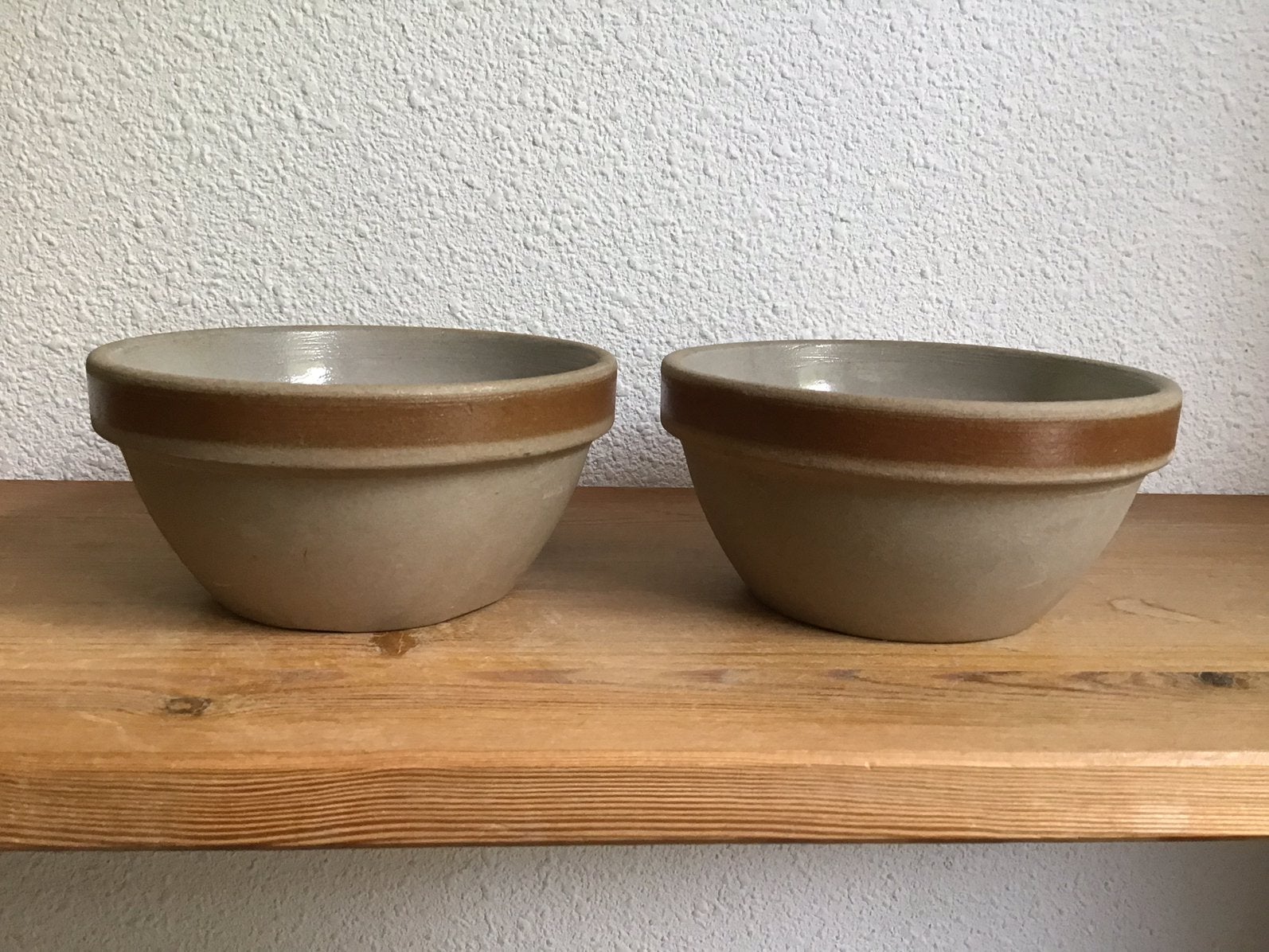 2 franse Gres schaaltjes / kommetjes. Gien aardewerk., Ophalen of Verzenden