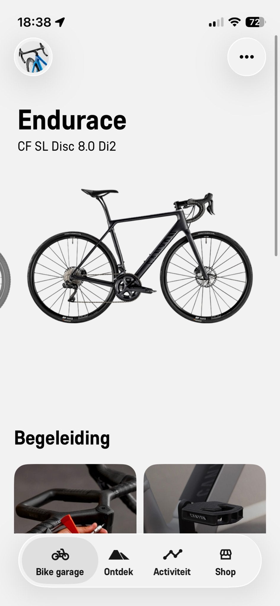 Canyon Endurace CF SL Disc 8.0 Di2 racefiets XL, Overige merken, 28 inch, Ophalen of Verzenden, Zo goed als nieuw