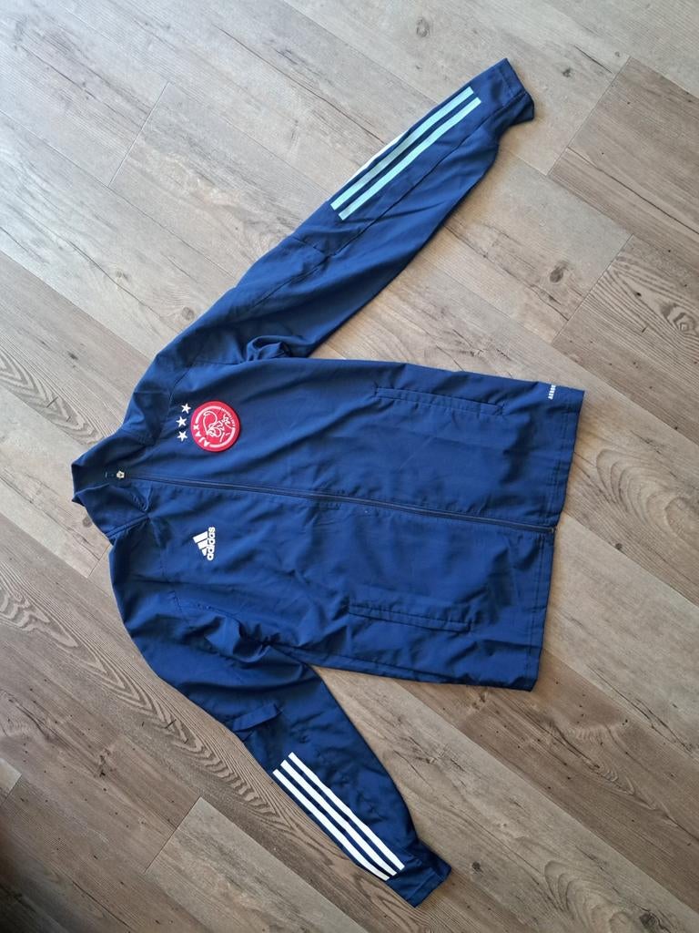 Training jas Ajax, Kleding | Heren, Ophalen of Verzenden, Blauw, Voetbal