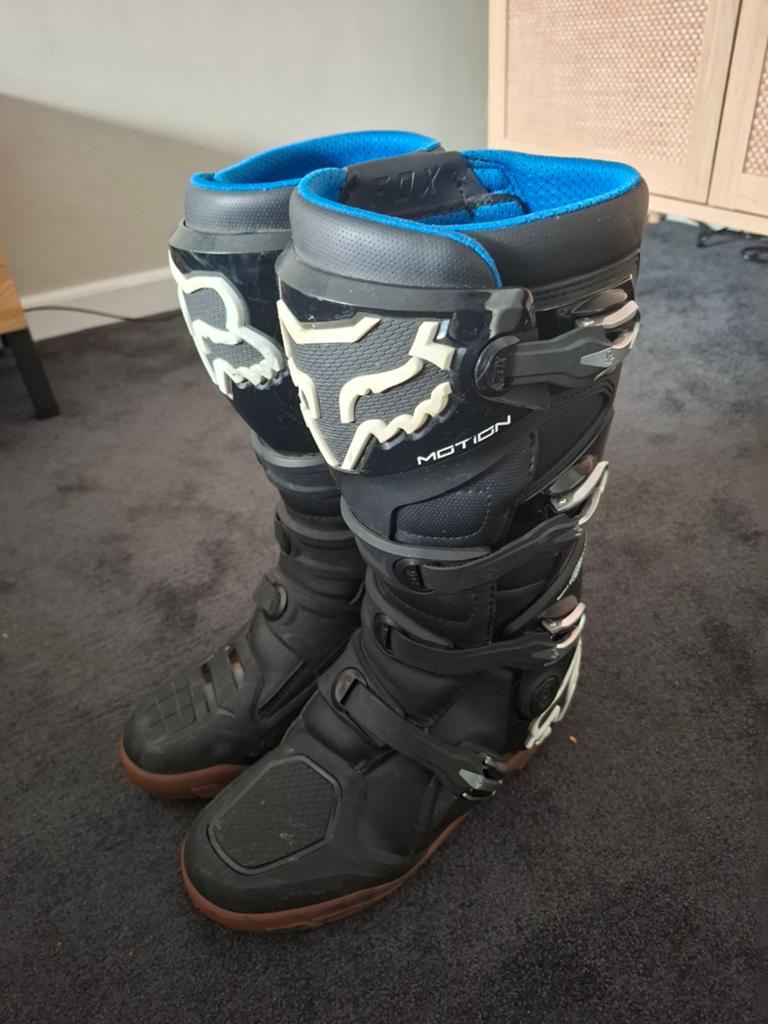 Fox moto laarzen - motion x - mtx/adv (45), Motoren, Kleding | Motorkleding, Motorcrosskleding, Heren, Ophalen of Verzenden, Fox Racing